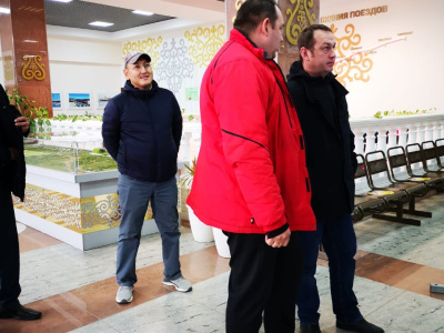 Министр транспорта и дорожного хозяйства Магаданской области посетил станцию Нижний Бестях